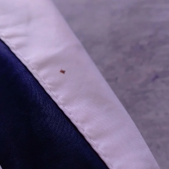 Vintage 90s Adidas Navy and White Windbreaker YOUTH - Picture 6 of 8